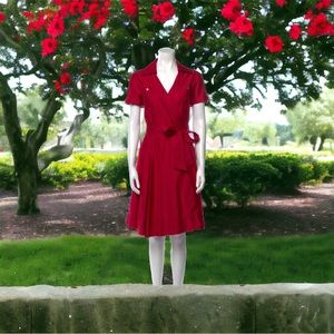 DVF Hot Pink Dress Size 10